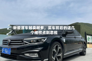 新能源车越卖越多，买车前后的这几个维权点别忽视