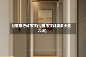 过道限行灯吊顶(过道吊顶灯装多少盏合适)