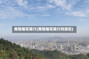 南阳烟花限行(南阳烟花限行吗现在)