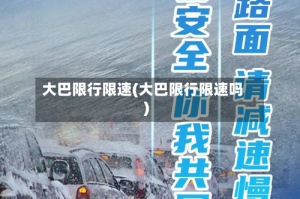 大巴限行限速(大巴限行限速吗)