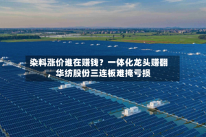 染料涨价谁在赚钱？一体化龙头赚翻，华纺股份三连板难掩亏损