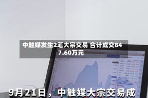 中触媒发生2笔大宗交易 合计成交847.60万元