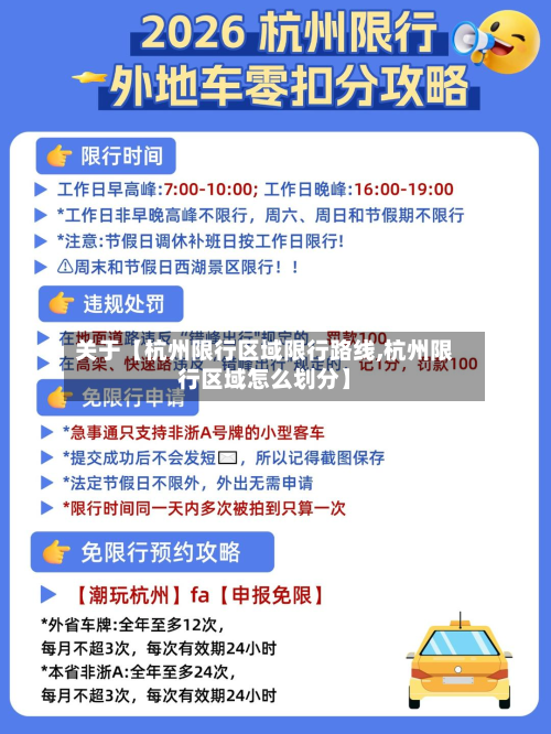 关于【杭州限行区域限行路线,杭州限行区域怎么划分】-第3张图片
