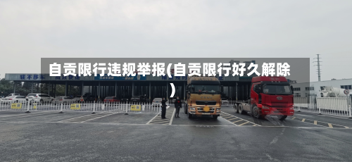 自贡限行违规举报(自贡限行好久解除)-第1张图片