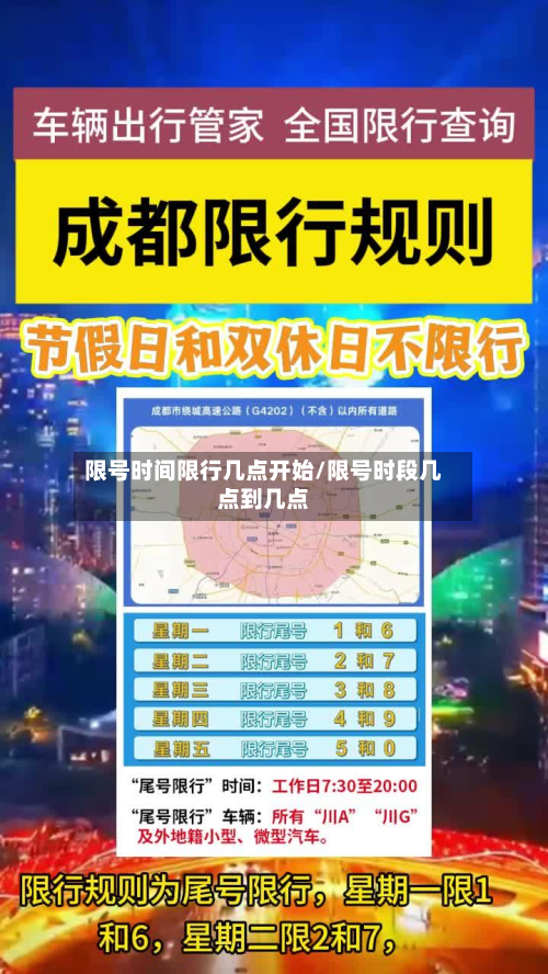 限号时间限行几点开始/限号时段几点到几点-第2张图片