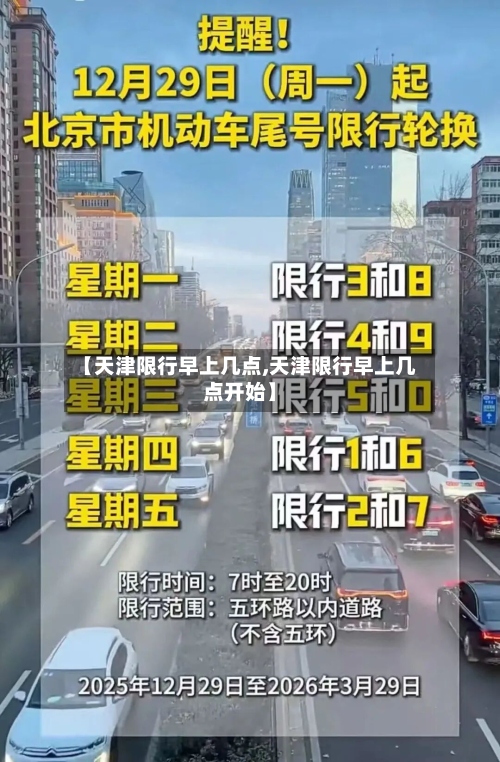 【天津限行早上几点,天津限行早上几点开始】-第3张图片