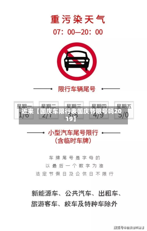 近来【国庆车限行表国庆节限号吗2019】-第2张图片