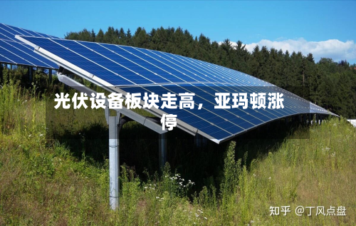光伏设备板块走高	，亚玛顿涨停-第2张图片