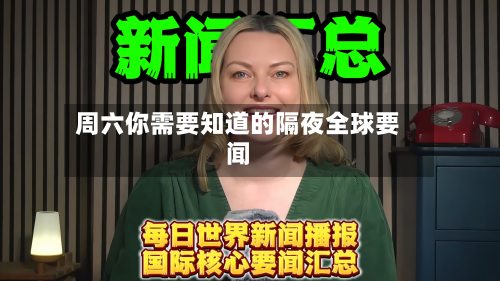 周六你需要知道的隔夜全球要闻-第1张图片
