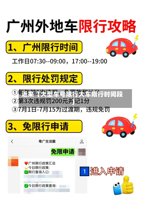 近来【大型车号限行大车限行时间段】-第3张图片