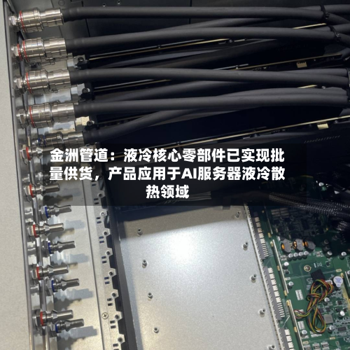 金洲管道：液冷核心零部件已实现批量供货，产品应用于AI服务器液冷散热领域-第1张图片
