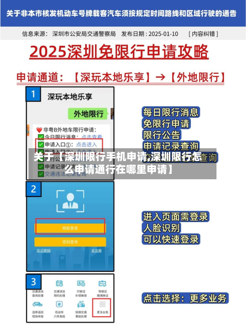 关于【深圳限行手机申请,深圳限行怎么申请通行在哪里申请】-第1张图片