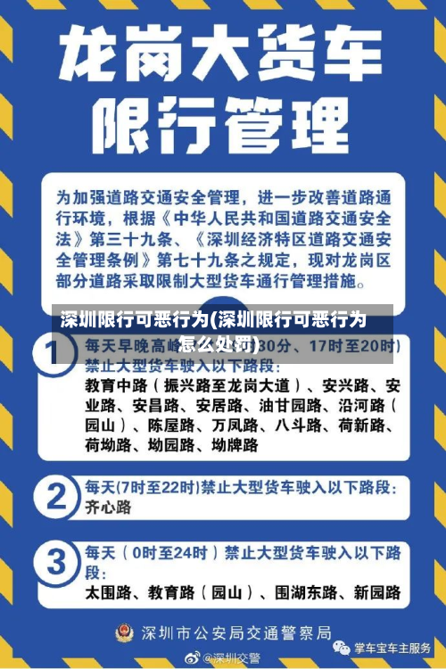深圳限行可恶行为(深圳限行可恶行为怎么处罚)-第1张图片