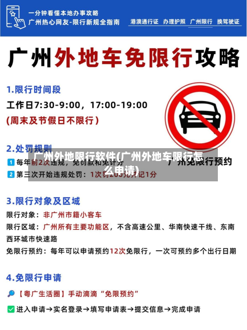 广州外地限行软件(广州外地车限行怎么申请)-第3张图片