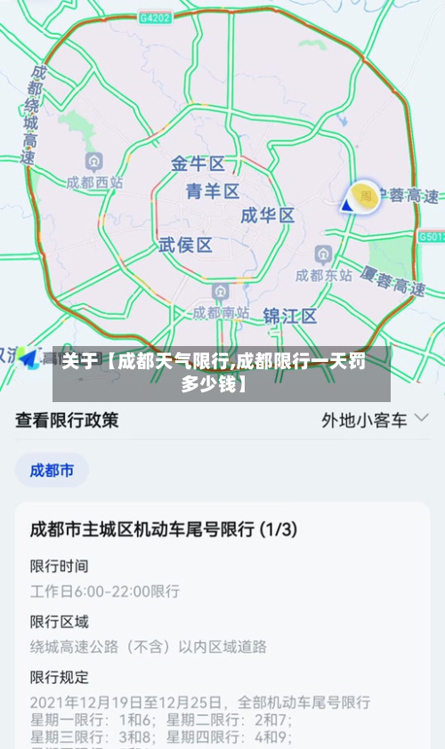 关于【成都天气限行,成都限行一天罚多少钱】-第3张图片
