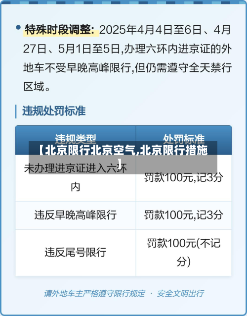【北京限行北京空气,北京限行措施】-第1张图片