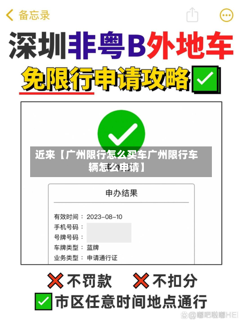 近来【广州限行怎么买车广州限行车辆怎么申请】-第1张图片