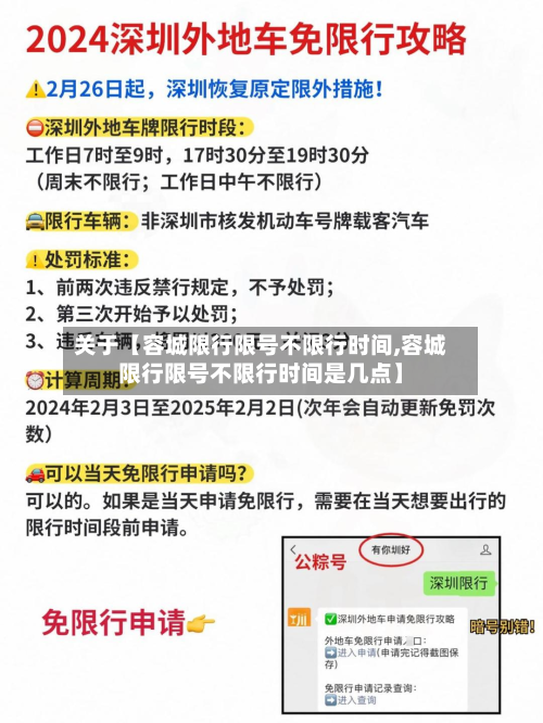 关于【容城限行限号不限行时间,容城限行限号不限行时间是几点】-第1张图片