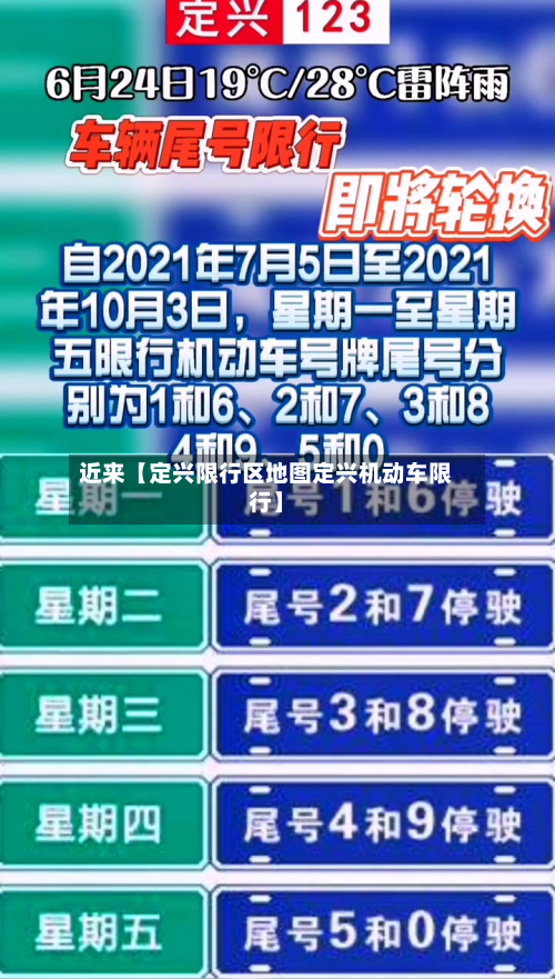 近来【定兴限行区地图定兴机动车限行】-第1张图片