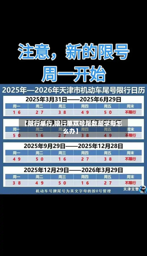 【限行单行,限行单双号尾数是字母怎么办】-第3张图片