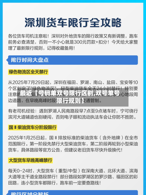 最近【号码单双号限行区别,双号单号限行规则】-第2张图片
