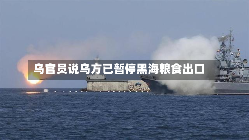 乌官员说乌方已暂停黑海粮食出口-第1张图片