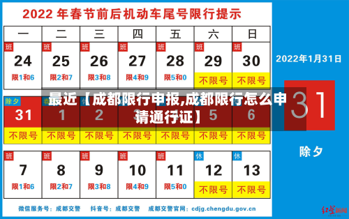 最近【成都限行申报,成都限行怎么申请通行证】-第1张图片